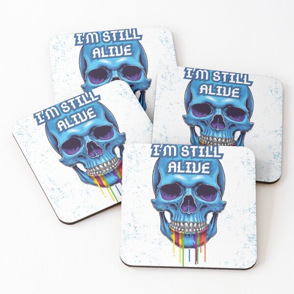 Item preview, I'm still alive - Skull designed and sold by Stefrait-7.