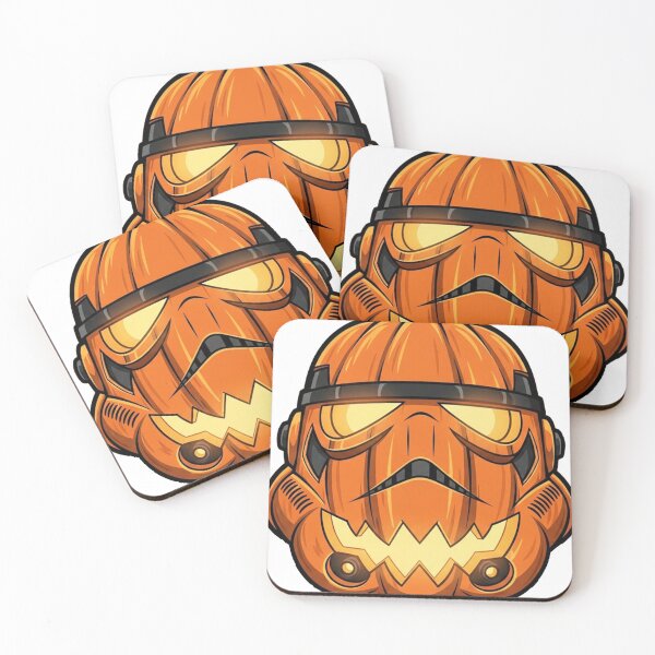 Item preview, Pumpkin Trooper – Halloween Storm Helmet Mashup designed and sold by FelixnRobinus.