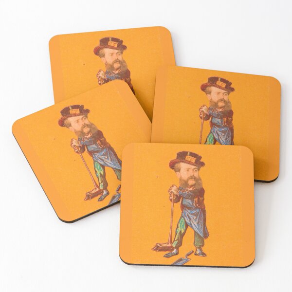 Item preview, Man with Broom and Dustpan - Juan Pedro Chabalgoity Bright designed and sold by citimonster.