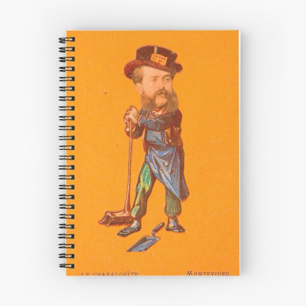 Item preview, Man with Broom and Dustpan - Juan Pedro Chabalgoity Bright designed and sold by citimonster.
