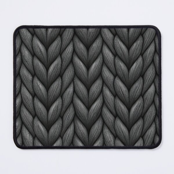 Item preview, Black Cable Knit Pattern – Dark Braided Cozy Texture Design designed and sold by The Sandy Design Store.
