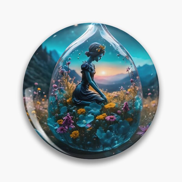 Item preview, Enchanted Drop of Dreams – Fairy in a Crystal Garden designed and sold by Mama's Storeroom.
