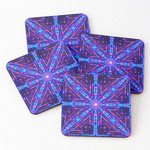 Item preview, Futuristic Neon Kaleidoscope designed and sold by Dawne's Designs.
