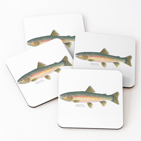 Item preview, Cutthroat Trout Painting designed and sold by Stephen Emms.