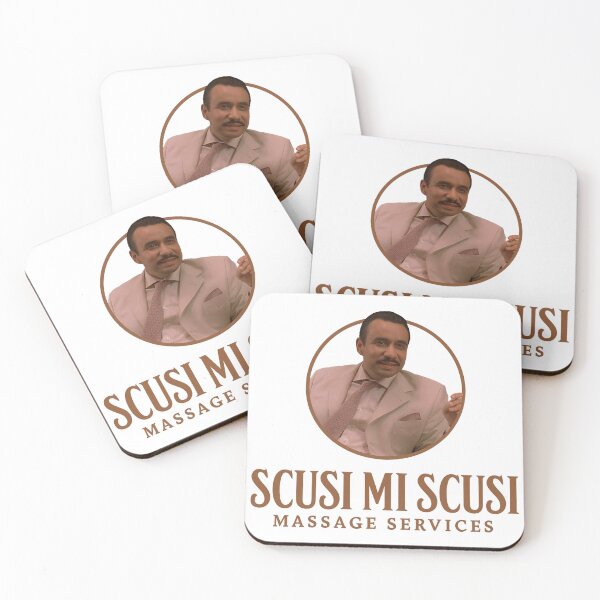 Item preview, Scusi Mi Scusi Massage Services designed and sold by BronxArtist.