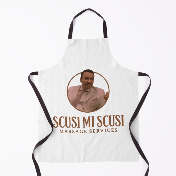 Item preview, Scusi Mi Scusi Massage Services designed and sold by BronxArtist.