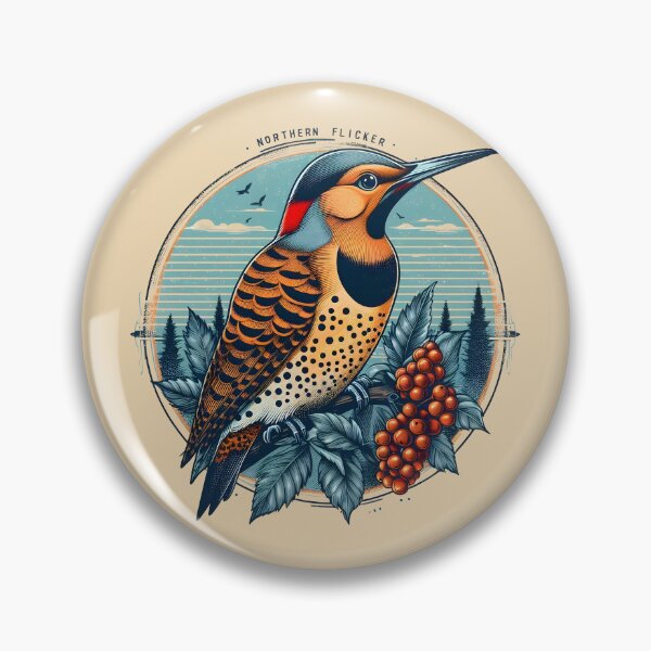 Item preview, Northern Flicker 5 designed and sold by theAVIARY7.