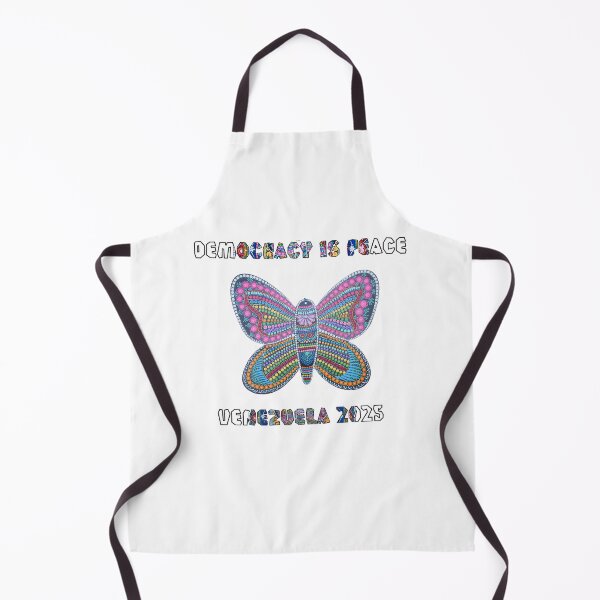 Item preview, Original Handmade Butterfly Dot Art – Democracy Is Peace Venezuela 2025 Inspired by Nobel Peace Prize designed and sold by DotsNSoul.