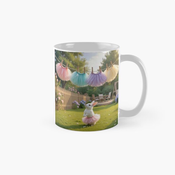Item preview, Bunny Wearing a Ballerina Tutu Under a Clothesline designed and sold by Maria Dryfhout.