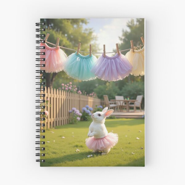 Item preview, Bunny Wearing a Ballerina Tutu Under a Clothesline designed and sold by Maria Dryfhout.