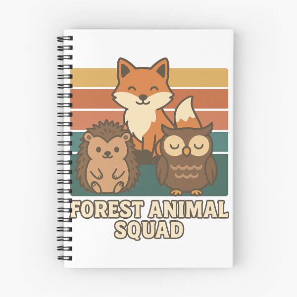Artikelvorschau, Waldtier-Truppe – Niedliches Fuchs-, Igel- und Eulen-Design entworfen und verkauft von pixelandpine.