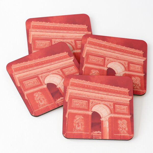 Item preview, Red Arc de Triomphe designed and sold by CommandoCrane.