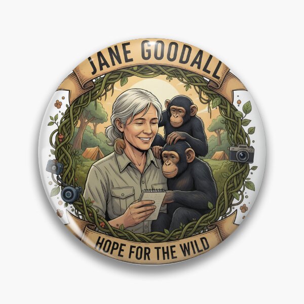 Item preview, Jane Goodall First Edition designed and sold by alllyxispace.