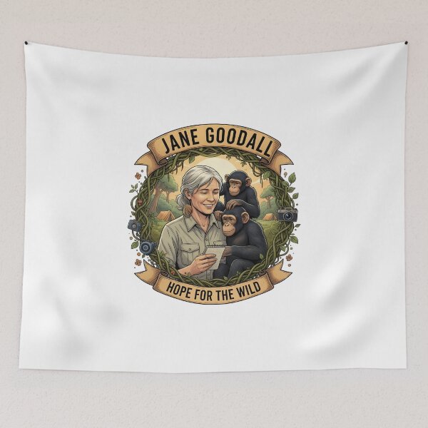 Item preview, Jane Goodall First Edition designed and sold by alllyxispace.
