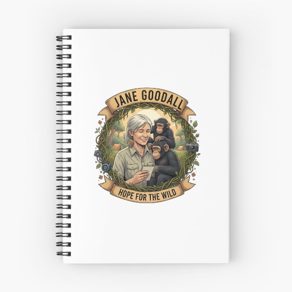 Item preview, Jane Goodall First Edition designed and sold by alllyxispace.