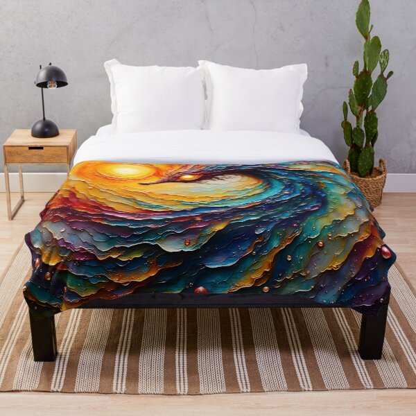 Item preview, Solar Dragon Awakening – Abstract Elemental Energy Art designed and sold by Mama's Storeroom.