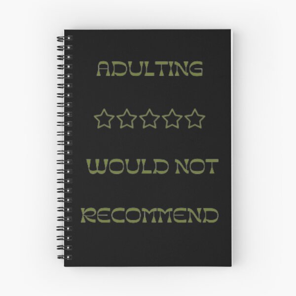 Item preview, Adulting would not recommend  designed and sold by NooorAlghazi.