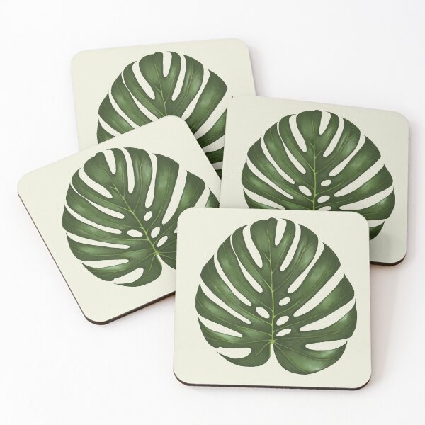 Item preview, Monstera Leaf Botanical Art - Tropical Houseplant Print designed and sold by Fiurdelin.