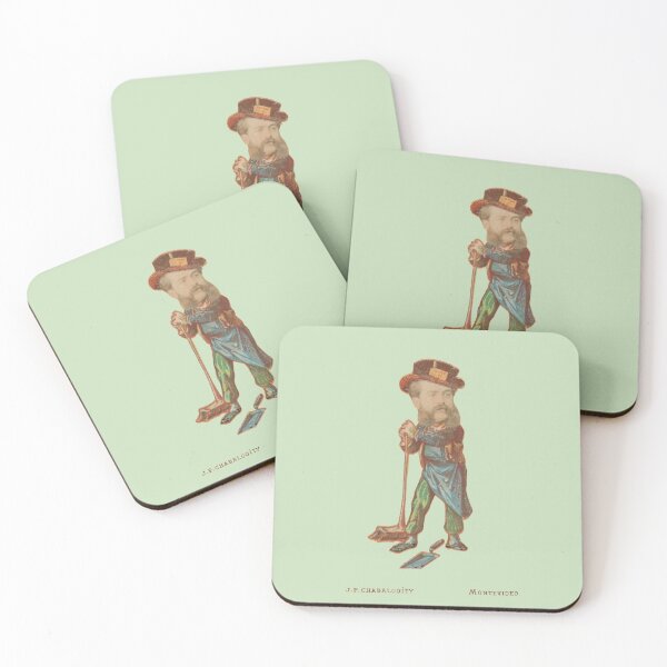 Item preview, Man with Broom and Dustpank - Juan Pedro Chabalgoit sage designed and sold by citimonster.