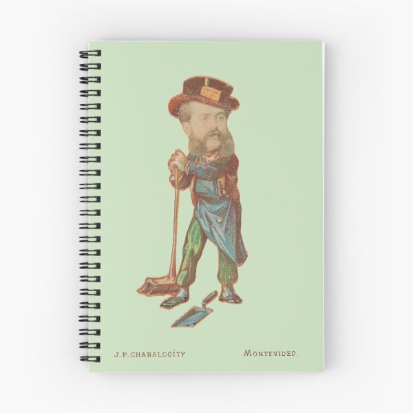 Item preview, Man with Broom and Dustpank - Juan Pedro Chabalgoit sage designed and sold by citimonster.