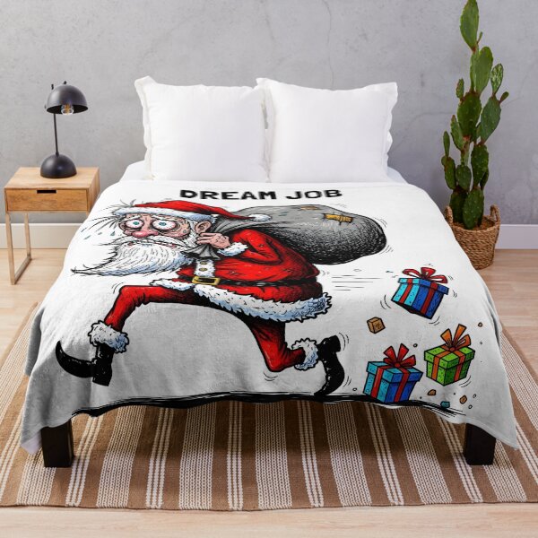 Item preview, Dream Job – Exhausted Santa Funny Christmas designed and sold by GrumpyCrudly.