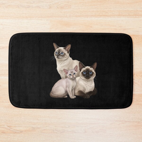 Item preview,  My Dear Friends, Merry Christmas, Siamese, Turkish Angora, Abyssinian Cat designed and sold by chipmuckdesignn.