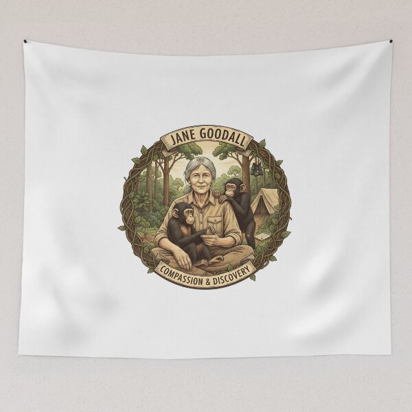 Item preview, Jane Goodall Third Edition designed and sold by alllyxispace.