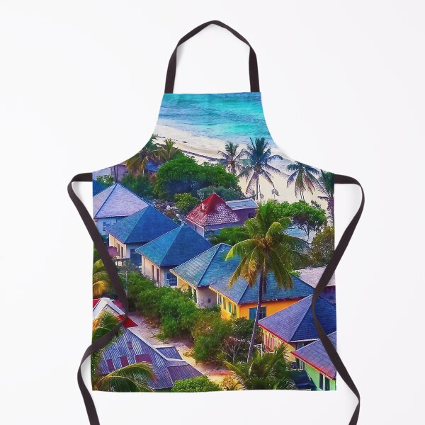 Item preview, Seychelles Coastal Paradise – Vibrant Tropical Beach Houses designed and sold by Joesy.