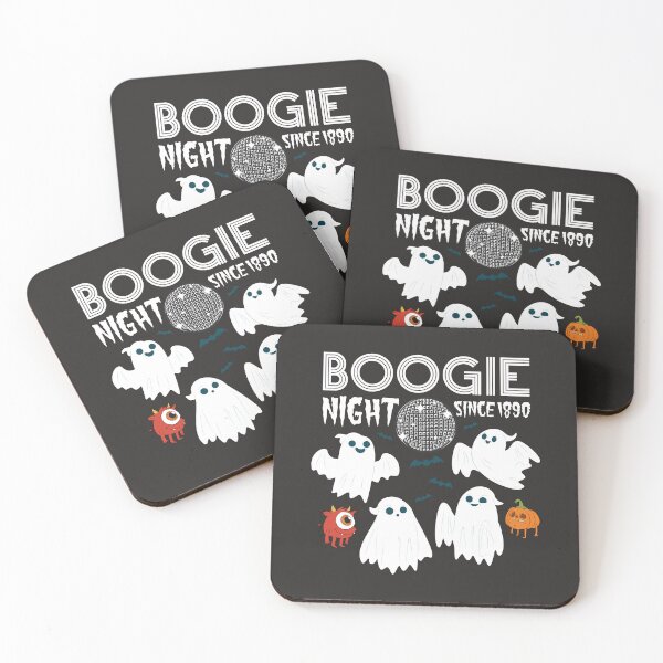 Item preview, Boogie Night Ghost Party – Retro Halloween Dance Vibes designed and sold by chillaxcats.