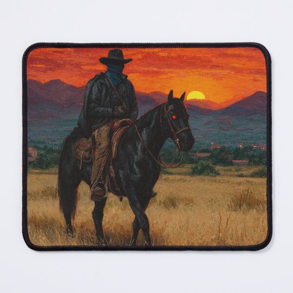 Item preview, The Lonesome Rider designed and sold by Wolf Dog Designs.
