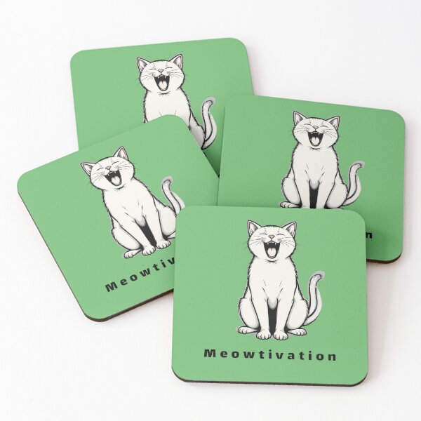 Item preview, Meowtivation – Funny Minimalist Cat Pun Design for Cat Lovers designed and sold by SaicoGN.