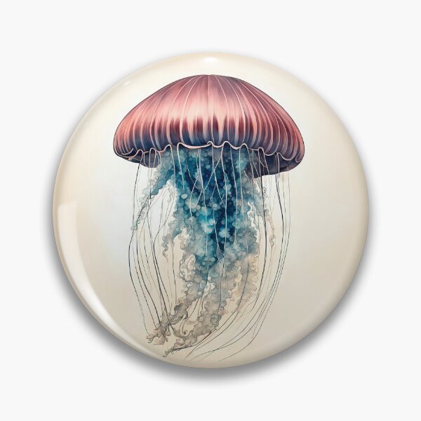 Item preview, Vintage Jellyfish Biological Illustration Print designed and sold by LanaGustavsson.