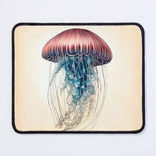 Item preview, Vintage Jellyfish Biological Illustration Print designed and sold by LanaGustavsson.