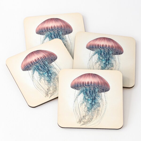 Item preview, Vintage Jellyfish Biological Illustration Print designed and sold by LanaGustavsson.