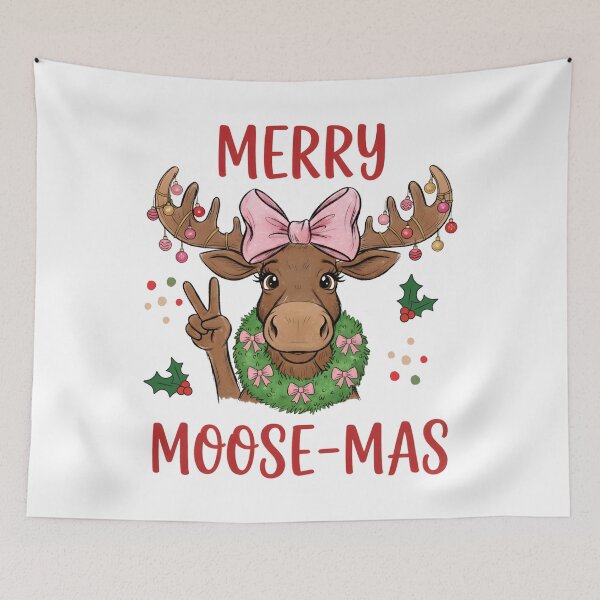 Item preview, Christmas Moose Merry Moosemas  designed and sold by HowToCanadian.