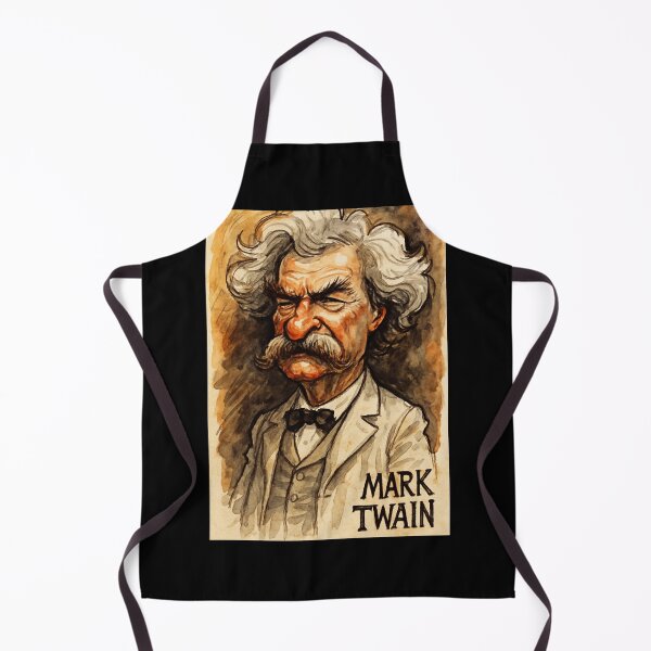 Item preview, Mark Twain Caricature designed and sold by Sarcastic designs.