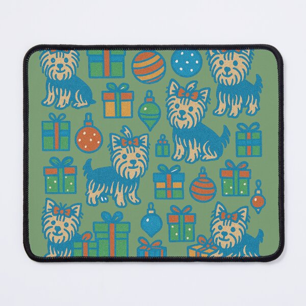 Item preview, Yorkie Christmas designed and sold by FrictionMaxxing.