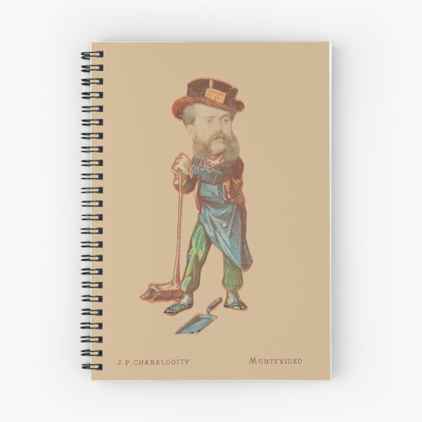 Item preview, Man with Broom and Dustpank - Juan Pedro Chabalgoit tan designed and sold by citimonster.