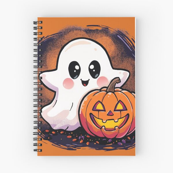 Item preview, Halloween pumpkin with a ghost designed and sold by echotek.