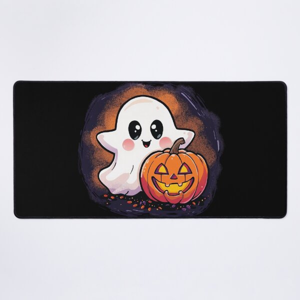 Item preview, Halloween pumpkin with a ghost designed and sold by echotek.