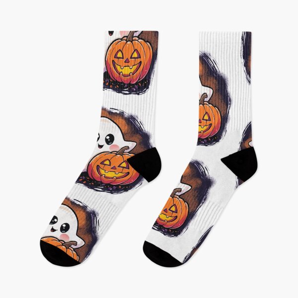 Item preview, Halloween pumpkin with a ghost designed and sold by echotek.