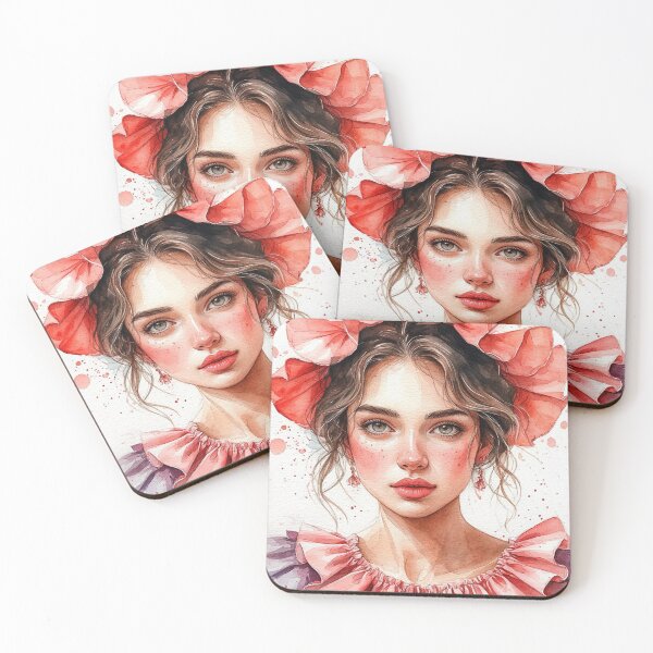 Item preview, Colorful Watercolor Portrait designed and sold by EraEchos.