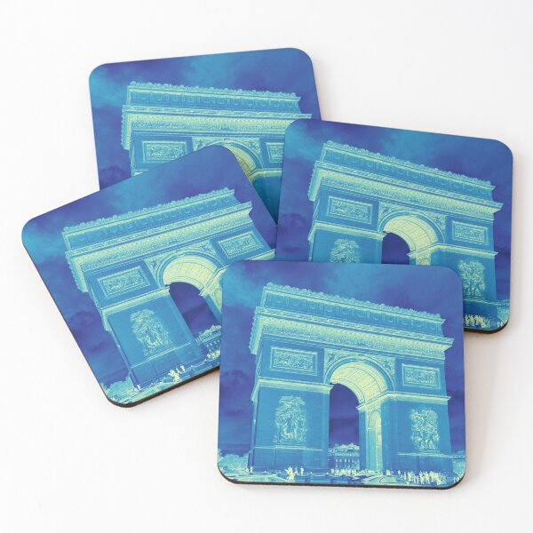 Item preview, Blue Arc de Triomphe designed and sold by CommandoCrane.