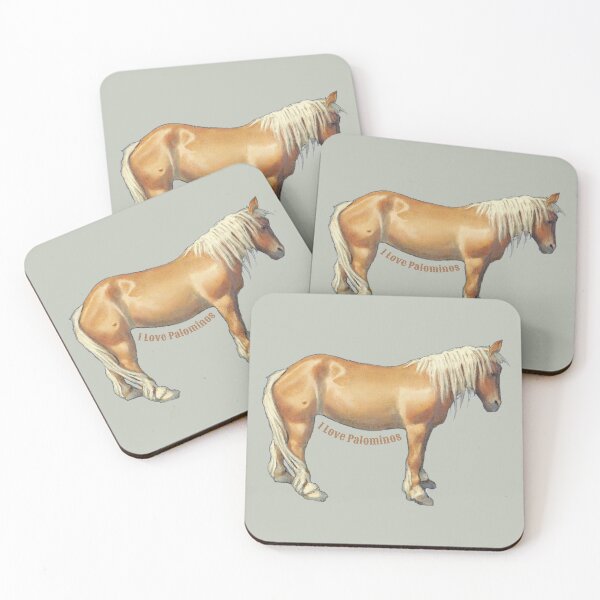 Item preview, Blonde Palomino Horse Drawing, I Love Palominos designed and sold by JoyfulWhimsy.
