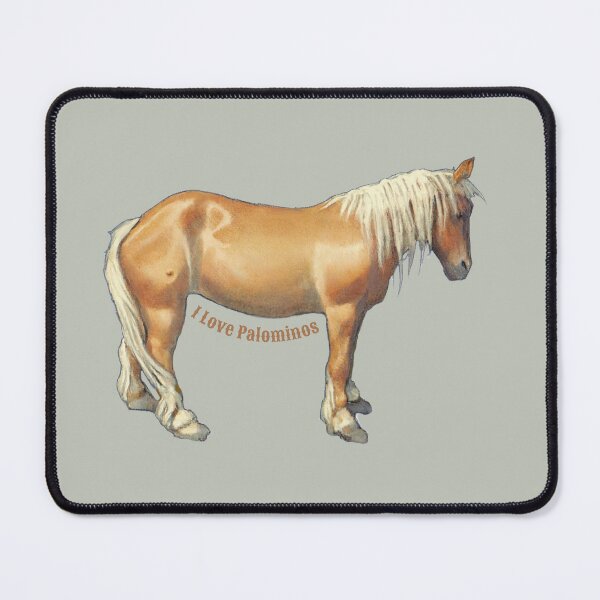 Item preview, Blonde Palomino Horse Drawing, I Love Palominos designed and sold by JoyfulWhimsy.