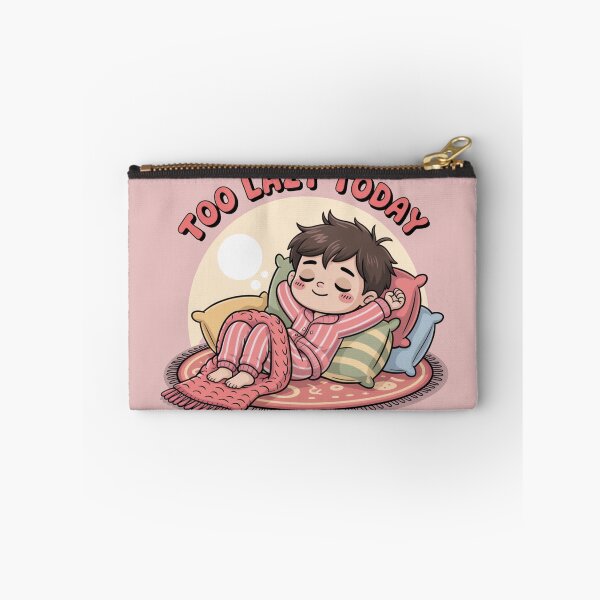Item preview, Too Lazy Today – Cute Chubby Boy Relaxing Cartoon in Pastel Style designed and sold by Tidarat-27.