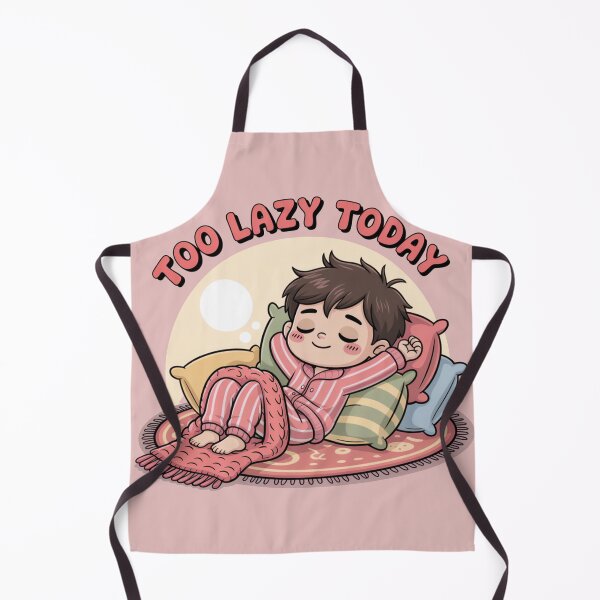 Item preview, Too Lazy Today – Cute Chubby Boy Relaxing Cartoon in Pastel Style designed and sold by Tidarat-27.