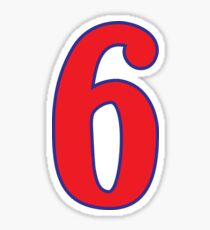 Number 6 Sticker