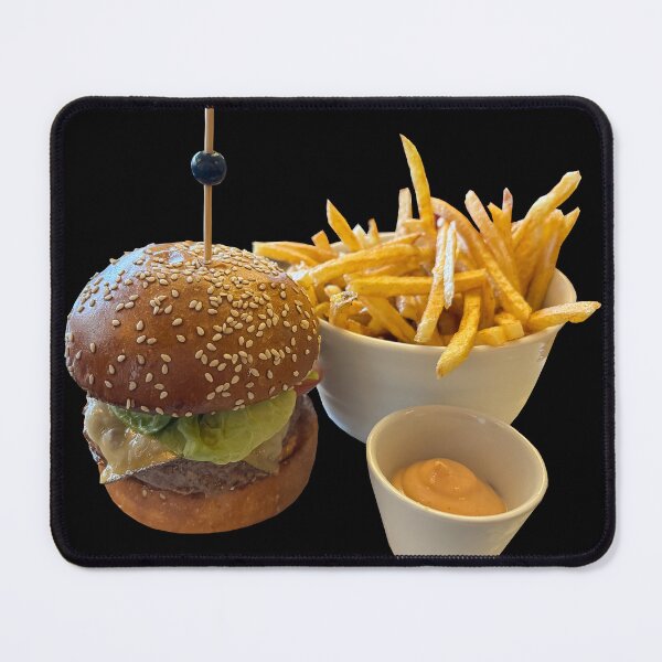 Item preview, Cheeseburger and fries designed and sold by PariSeine.