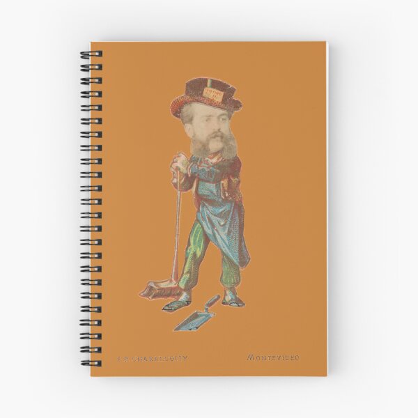 Item preview, Man with Broom and Dustpank - Juan Pedro Chabalgoit bronze designed and sold by citimonster.